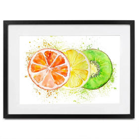 Fruity Framed Art Print Fruity Framed Art Print wall art product SvetaArtStore / Shutterstock