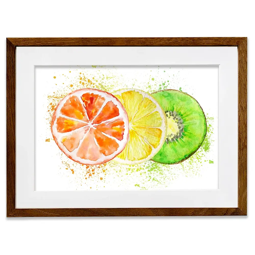 Fruity Framed Art Print Fruity Framed Art Print wall art product SvetaArtStore / Shutterstock