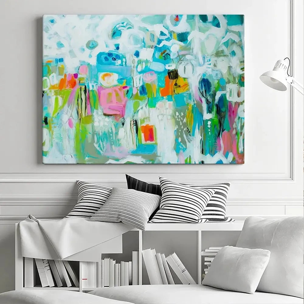 Fun Abstract Canvas Print Fun Abstract Canvas Print wall art product Karen Fields