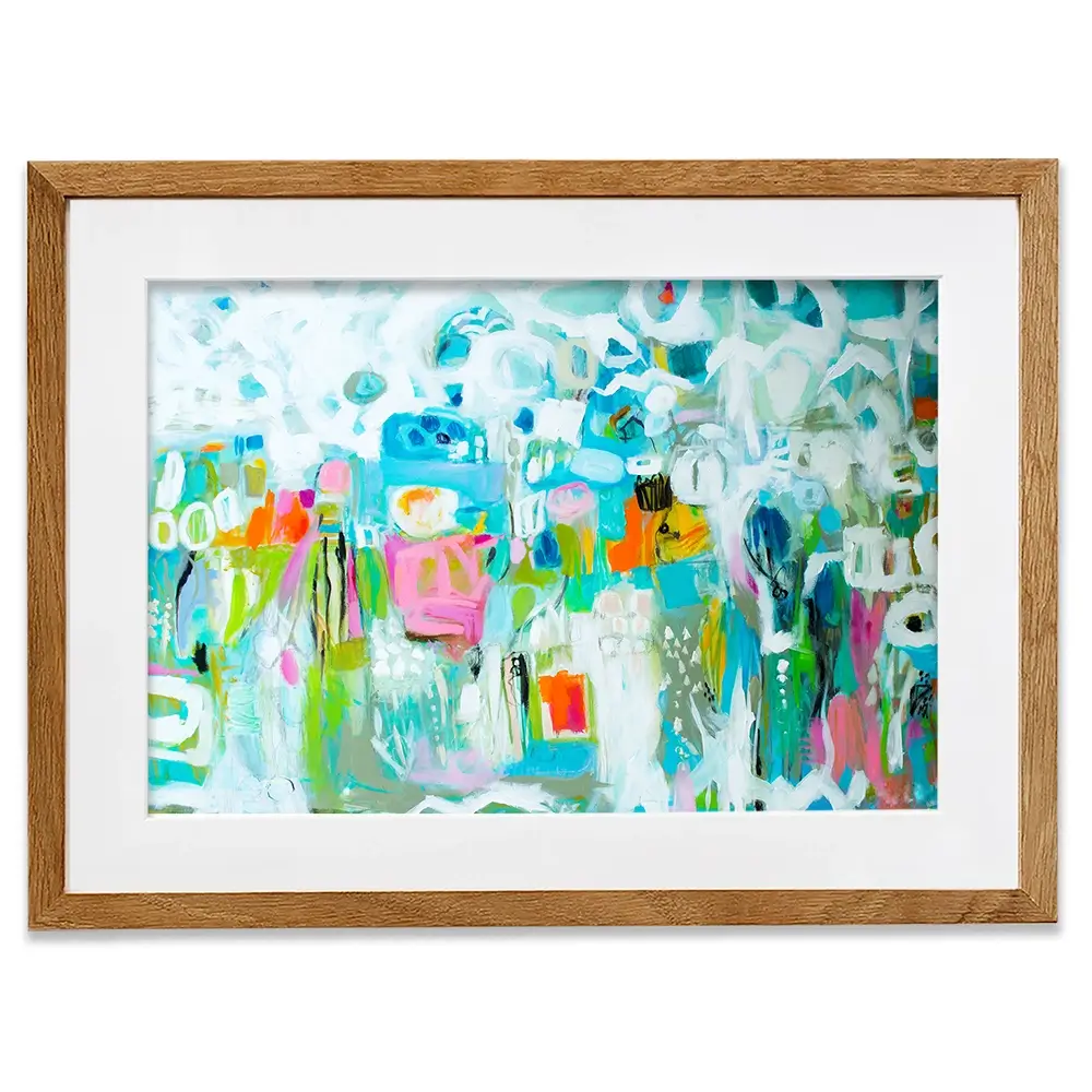 Fun Abstract Framed Art Print Fun Abstract Framed Art Print wall art product Karen Fields