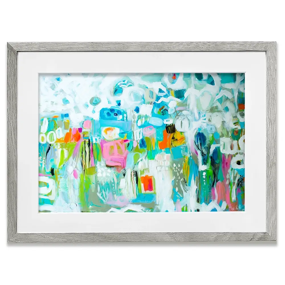 Fun Abstract Framed Art Print Fun Abstract Framed Art Print wall art product Karen Fields