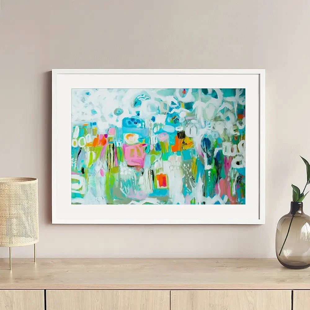 Fun Abstract Framed Art Print Fun Abstract Framed Art Print wall art product Karen Fields
