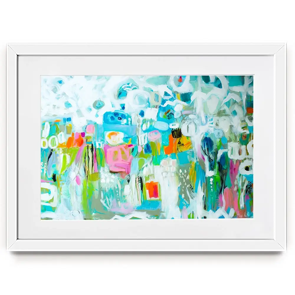 Fun Abstract Framed Art Print Fun Abstract Framed Art Print wall art product Karen Fields