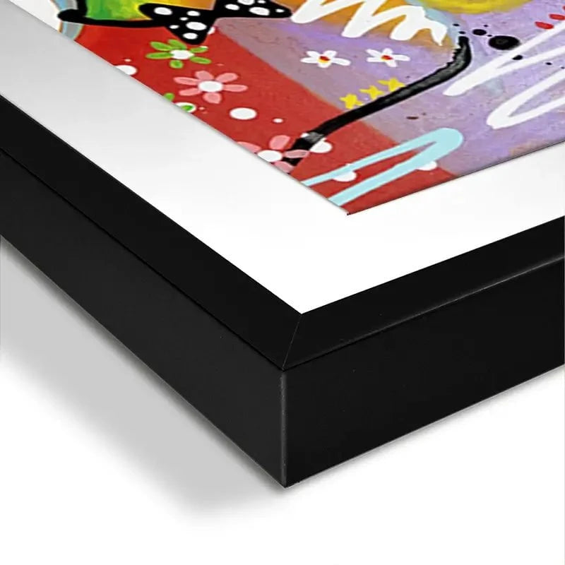 Funky Faces 2 Framed Art Print Funky Faces 2 Framed Art Print wall art product Maria Moretti