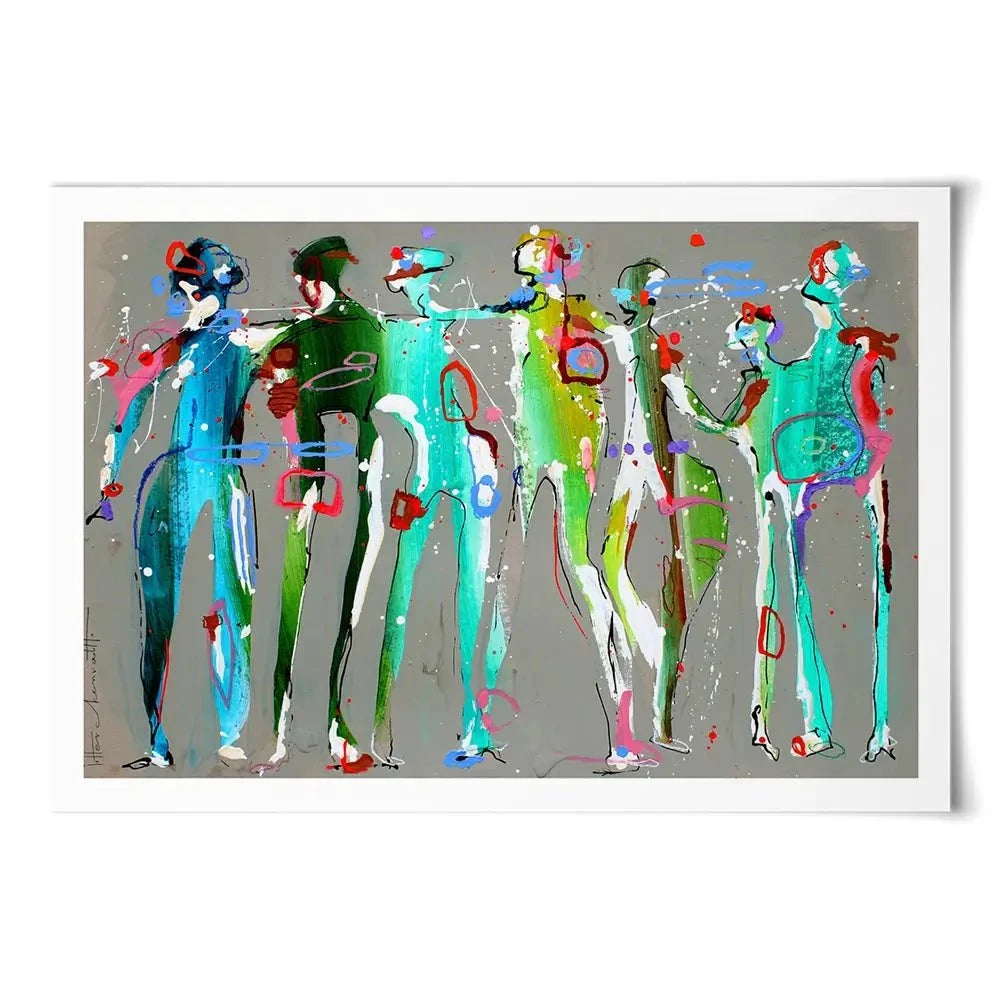 Funky People Art Print Funky People Art Print wall art product Studio Paint-Ing