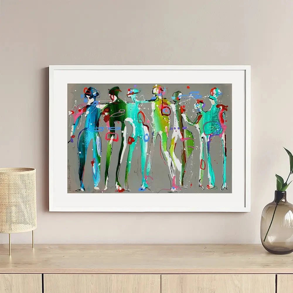 Funky People Framed Art Print Funky People Framed Art Print wall art product Studio Paint-Ing
