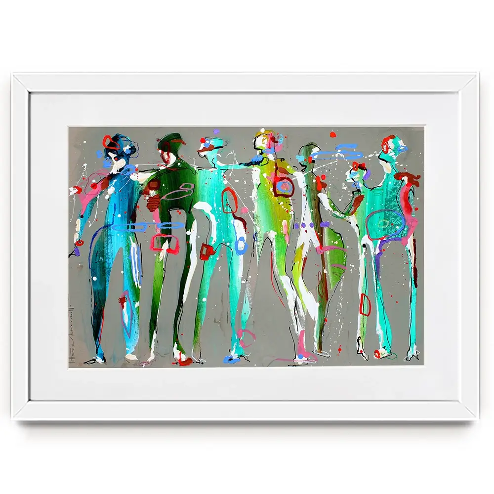 Funky People Framed Art Print Funky People Framed Art Print wall art product Studio Paint-Ing