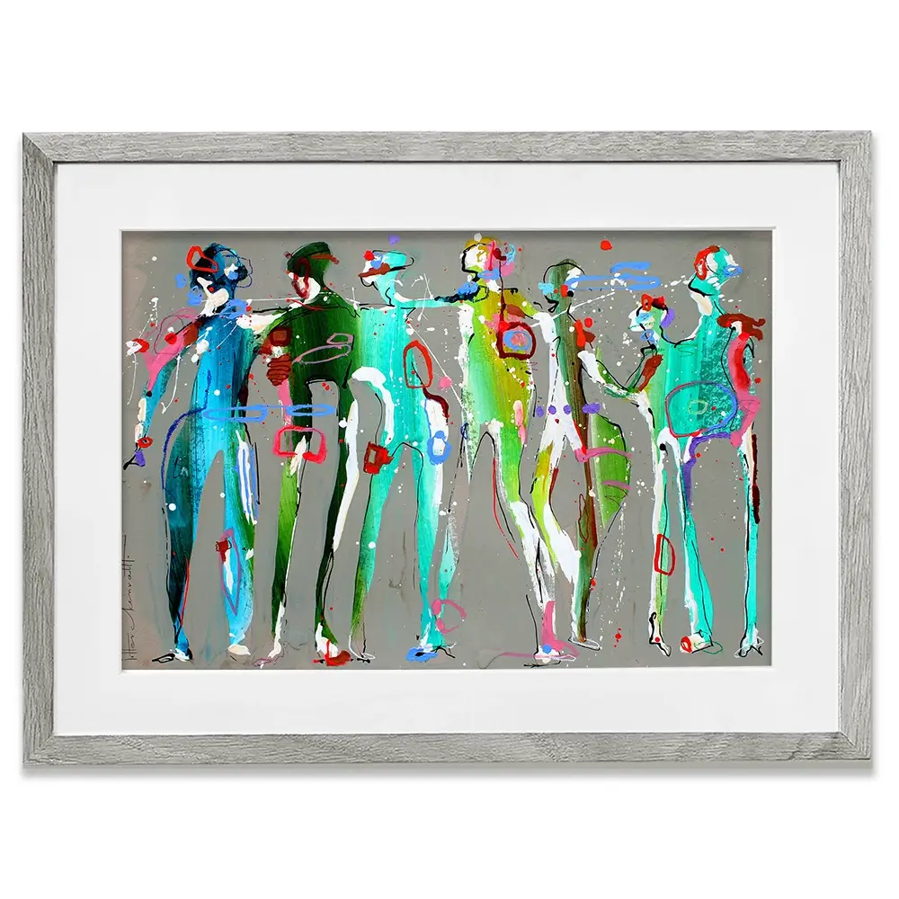 Funky People Framed Art Print Funky People Framed Art Print wall art product Studio Paint-Ing