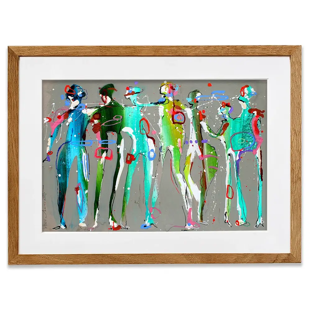 Funky People Framed Art Print Funky People Framed Art Print wall art product Studio Paint-Ing