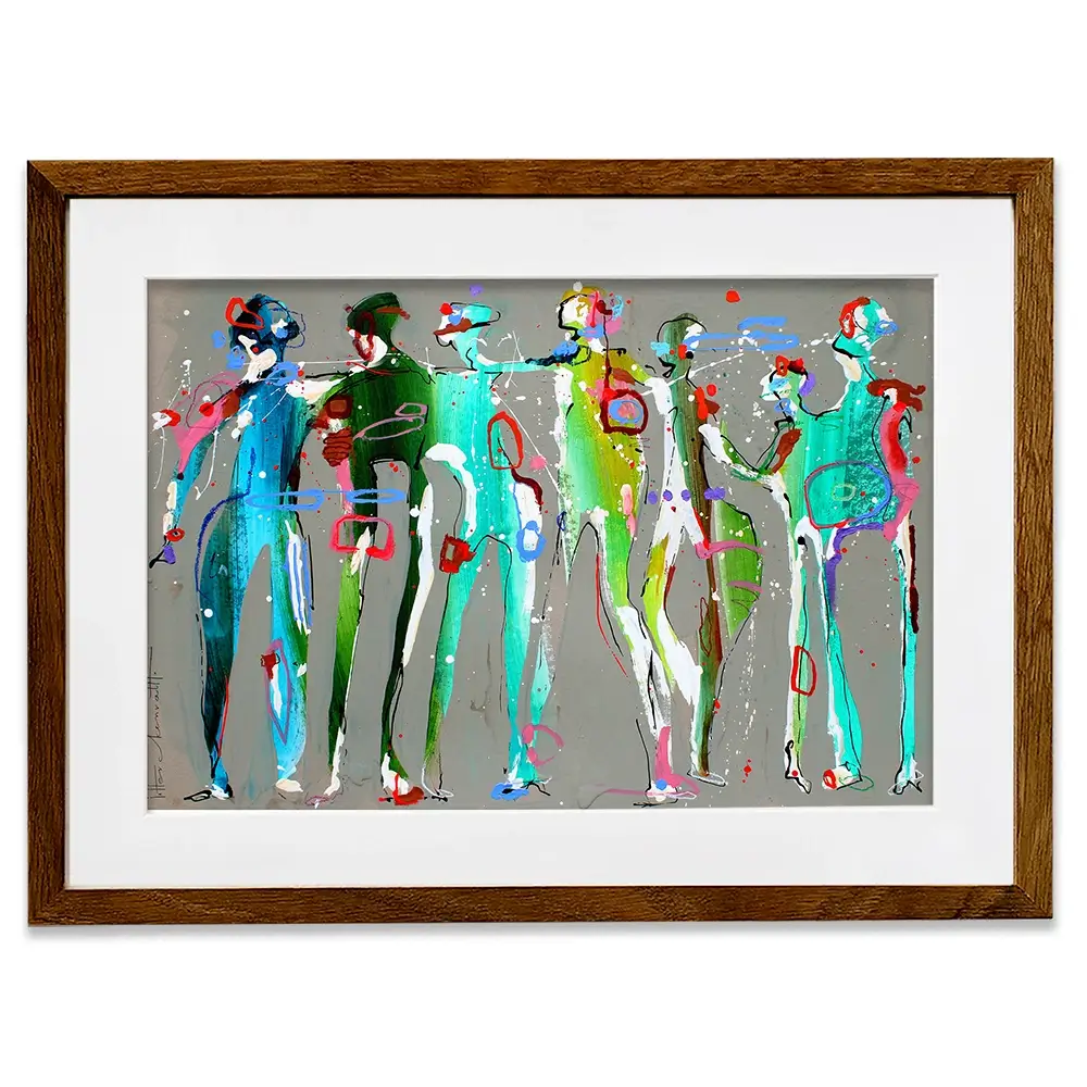 Funky People Framed Art Print Funky People Framed Art Print wall art product Studio Paint-Ing