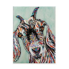 Funny Goat 2 Canvas Print Funny Goat 2 Canvas Print wall art product Carolee Vitaletti