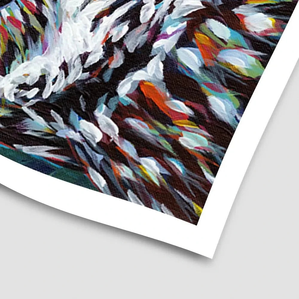 Fury Feather Friends Art Print Fury Feather Friends Art Print wall art product Carolee Vitaletti