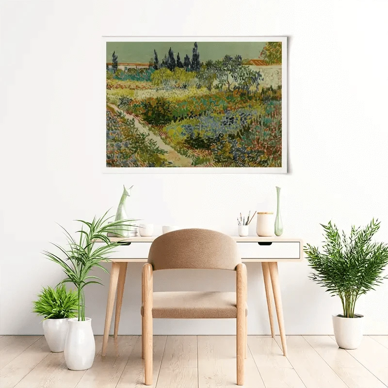 Garden At Arles Art Print Garden At Arles Art Print wall art product Vincent Van Gogh