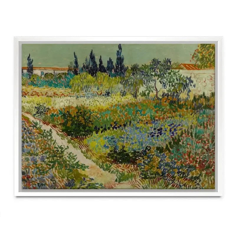 Garden At Arles Canvas Print Garden At Arles Canvas Print wall art product Vincent Van Gogh