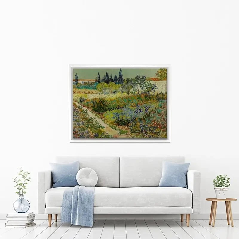 Garden At Arles Canvas Print Garden At Arles Canvas Print wall art product Vincent Van Gogh