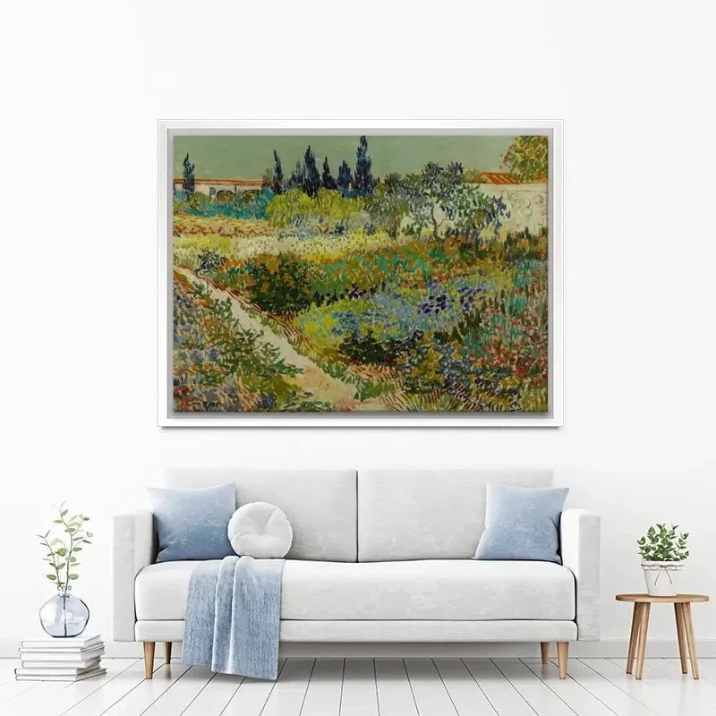 Garden At Arles Canvas Print Garden At Arles Canvas Print wall art product Vincent Van Gogh