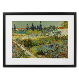 Garden At Arles Framed Art Print Garden At Arles Framed Art Print wall art product Vincent Van Gogh