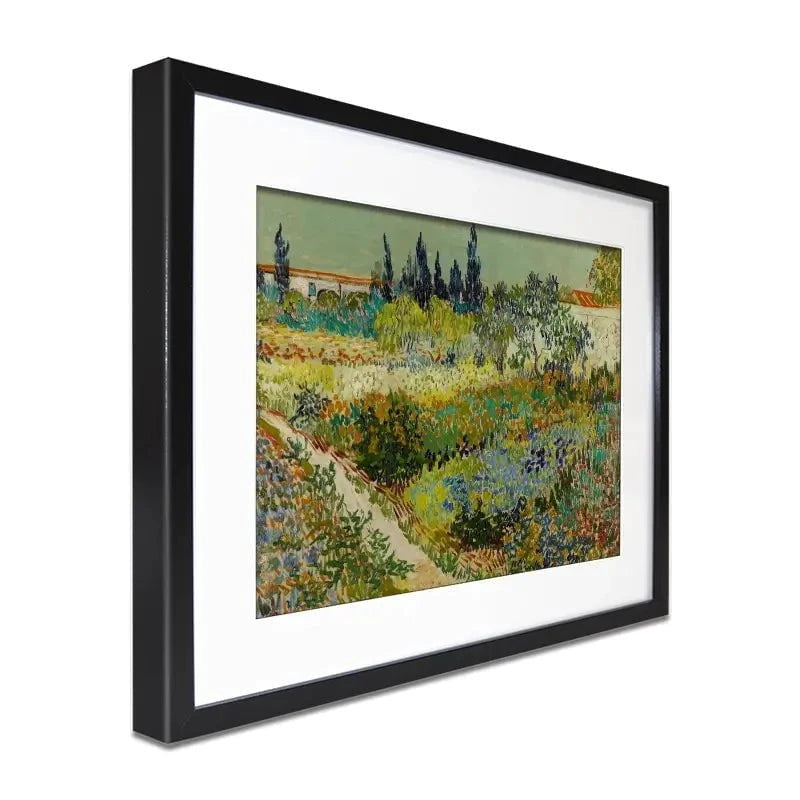 Garden At Arles Framed Art Print Garden At Arles Framed Art Print wall art product Vincent Van Gogh
