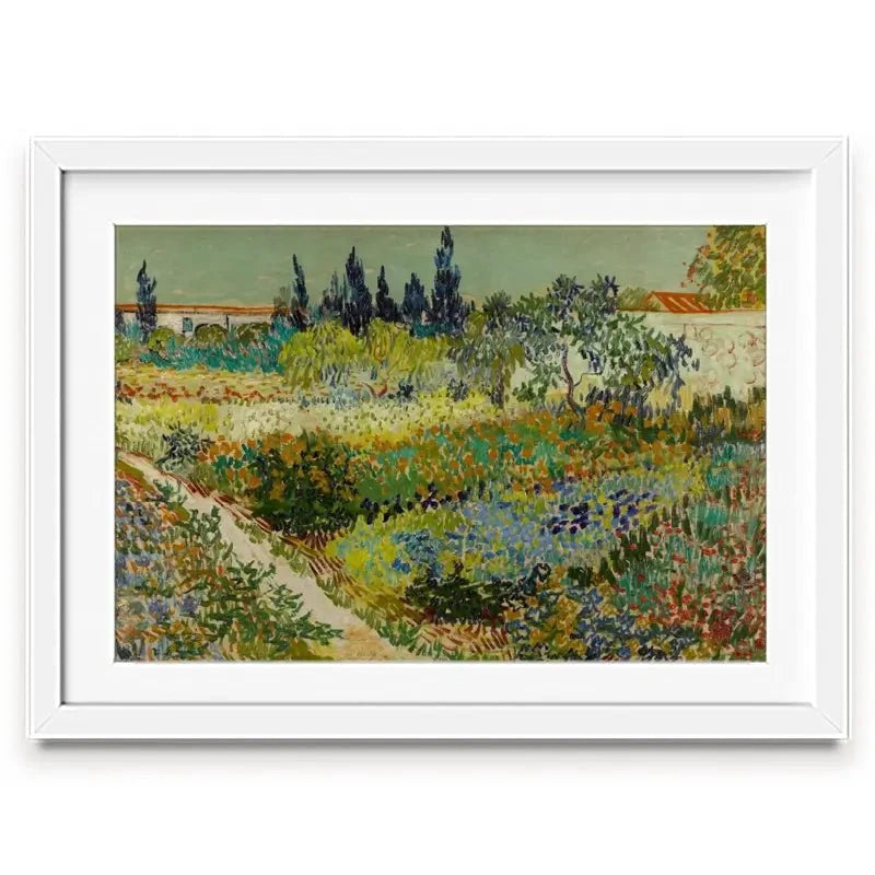 Garden At Arles Framed Art Print Garden At Arles Framed Art Print wall art product Vincent Van Gogh
