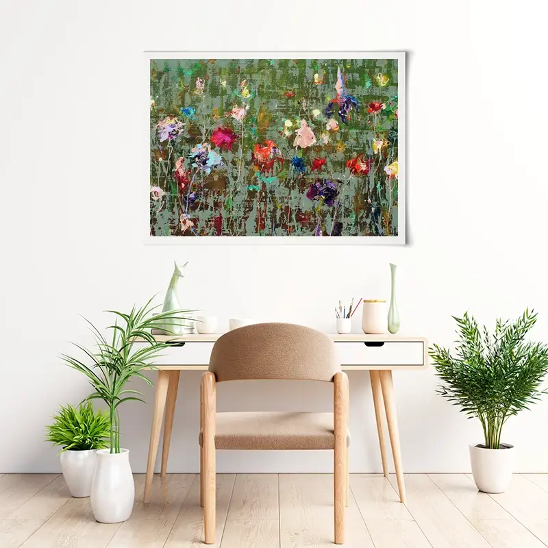 Garden Flowers Art Print Garden Flowers Art Print wall art product Studio Paint-Ing