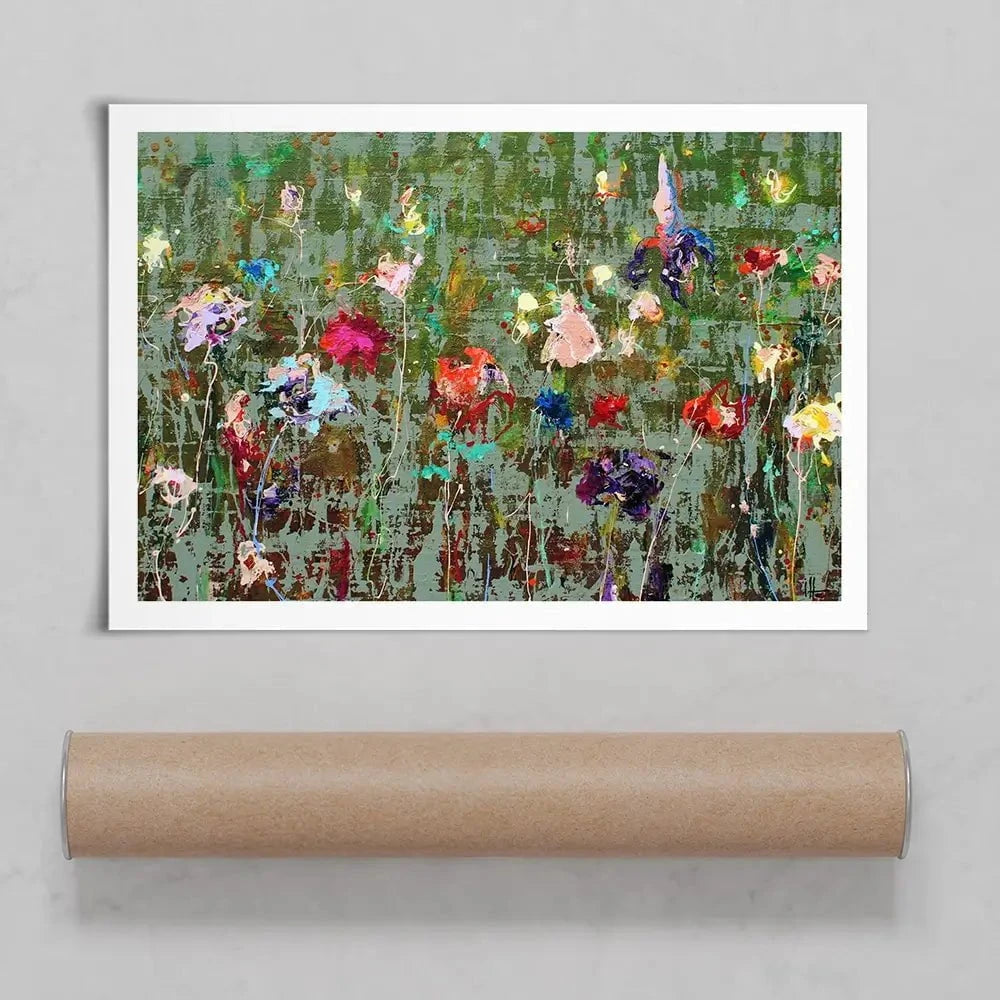 Garden Flowers Art Print Garden Flowers Art Print wall art product Studio Paint-Ing