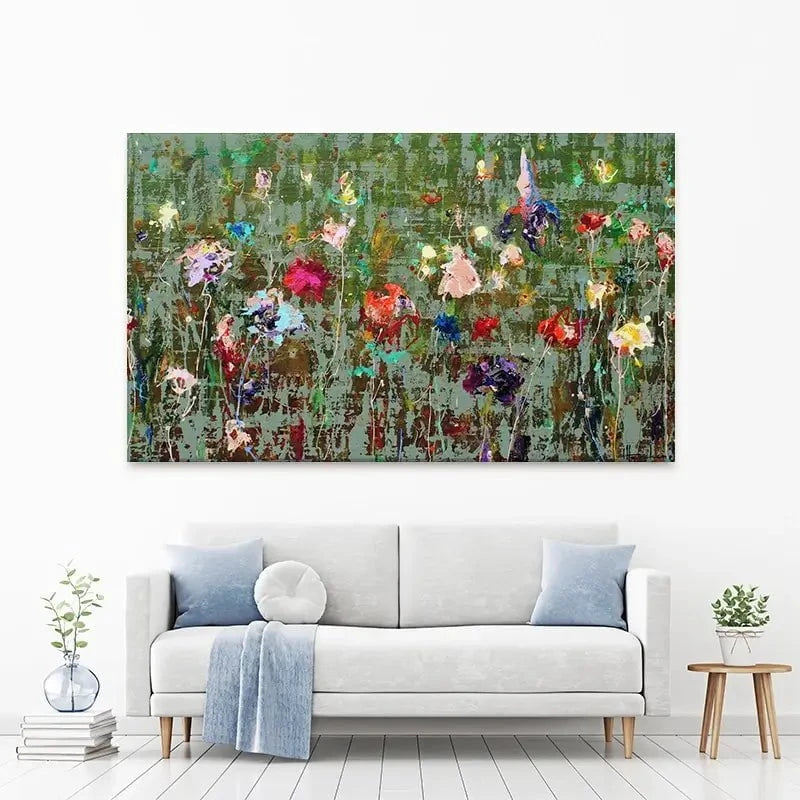 Garden Flowers Canvas Print Garden Flowers Canvas Print wall art product Studio Paint-Ing