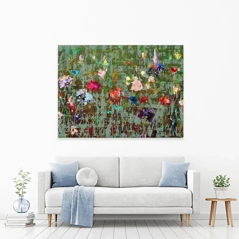 Garden Flowers Canvas Print Garden Flowers Canvas Print wall art product Studio Paint-Ing