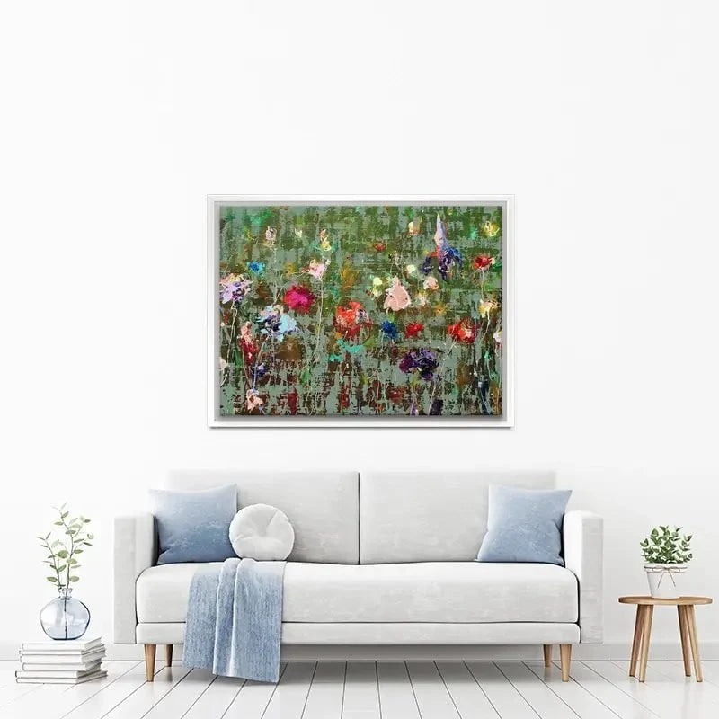 Garden Flowers Canvas Print Garden Flowers Canvas Print wall art product Studio Paint-Ing