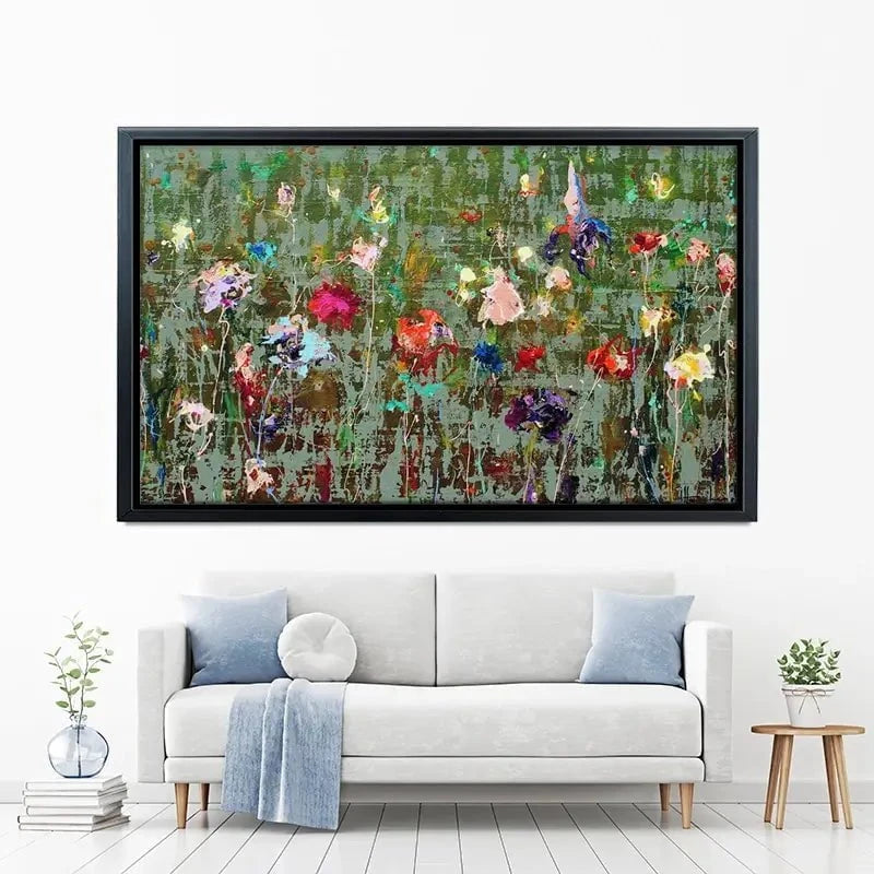 Garden Flowers Canvas Print Garden Flowers Canvas Print wall art product Studio Paint-Ing