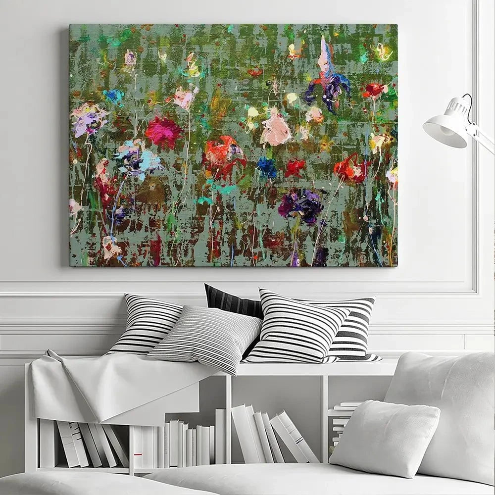 Garden Flowers Canvas Print Garden Flowers Canvas Print wall art product Studio Paint-Ing