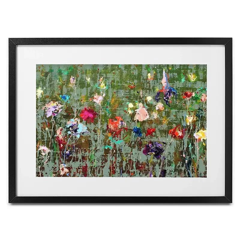Garden Flowers Framed Art Print Garden Flowers Framed Art Print wall art product Studio Paint-Ing