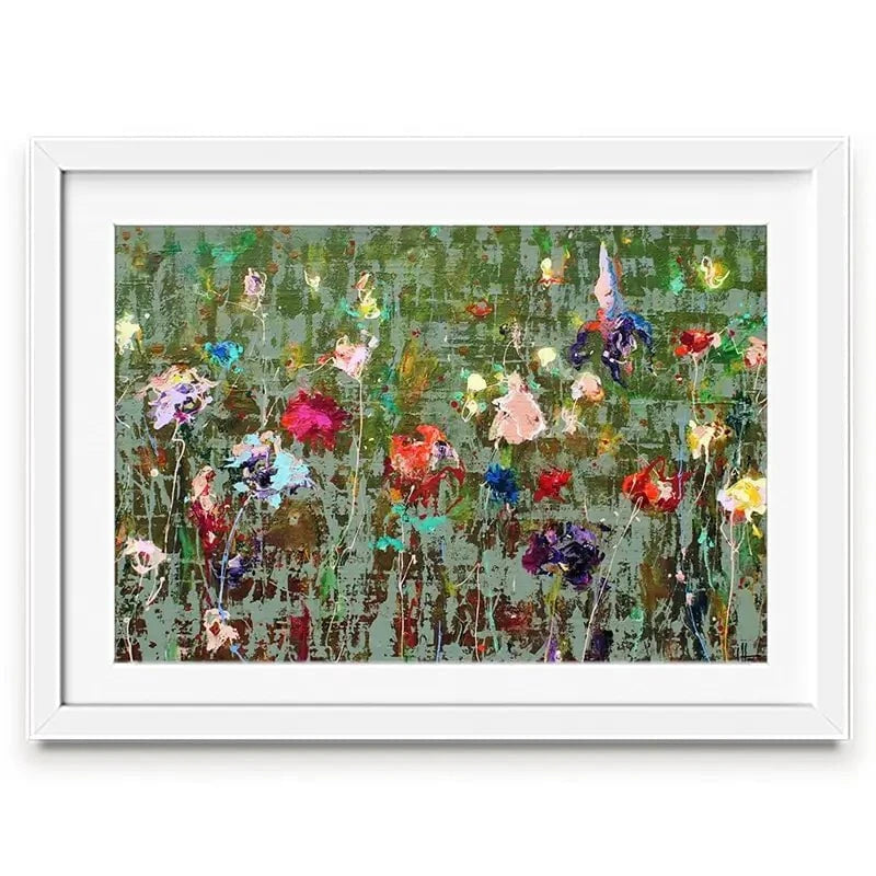 Garden Flowers Framed Art Print Garden Flowers Framed Art Print wall art product Studio Paint-Ing