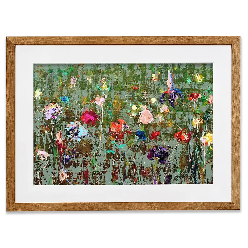 Garden Flowers Framed Art Print Garden Flowers Framed Art Print wall art product Studio Paint-Ing