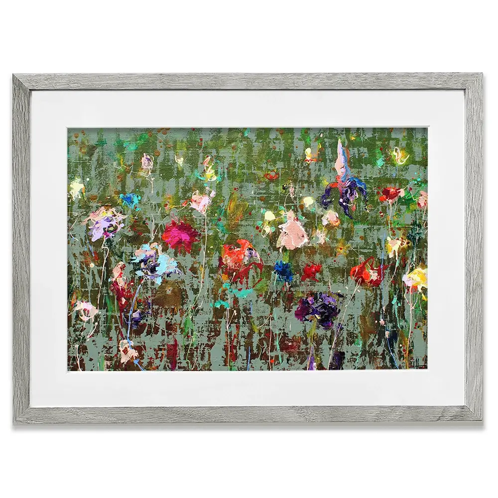 Garden Flowers Framed Art Print Garden Flowers Framed Art Print wall art product Studio Paint-Ing