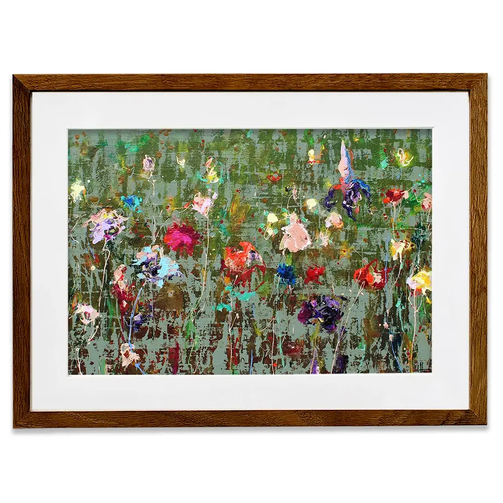 Garden Flowers Framed Art Print Garden Flowers Framed Art Print wall art product Studio Paint-Ing