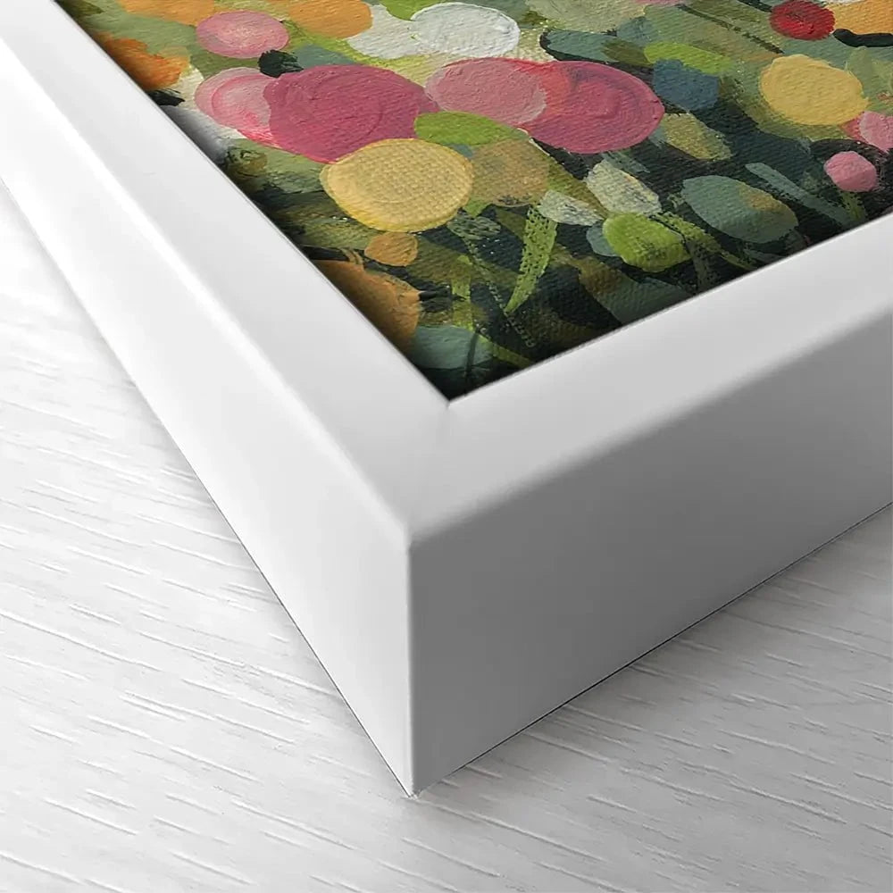 Garden Party Square Canvas Print Garden Party Square Canvas Print wall art product Carol Robinson