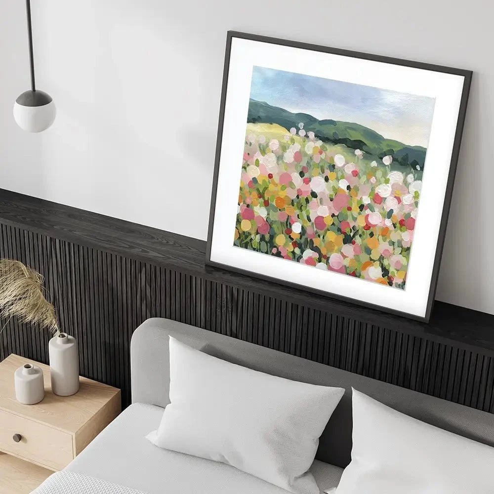 Garden Party Square Framed Art Print Garden Party Square Framed Art Print wall art product Carol Robinson