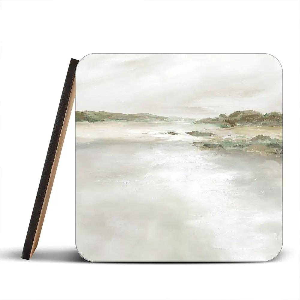 Gentle Coastline Coaster Set Gentle Coastline Coaster Set wall art product Carol Robinson