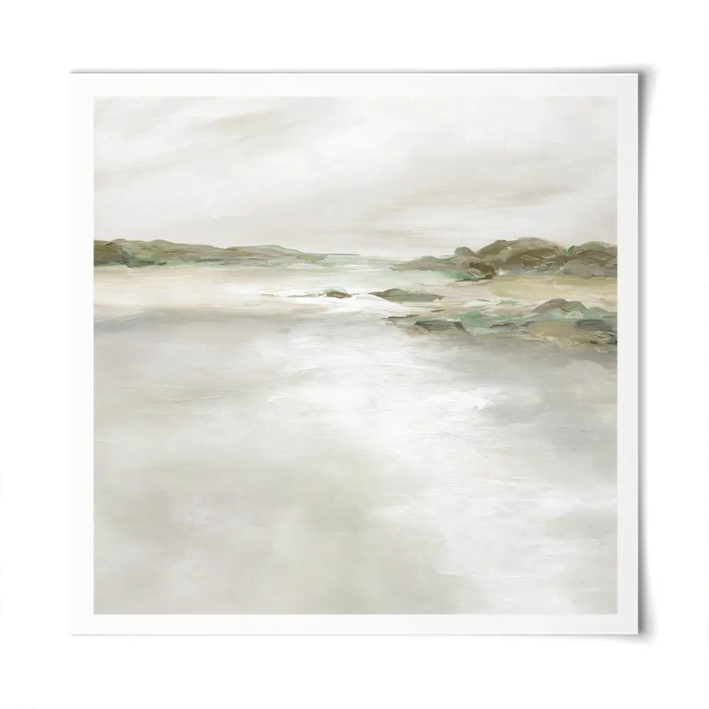 Gentle Coastline Square Art Print Gentle Coastline Square Art Print wall art product Carol Robinson