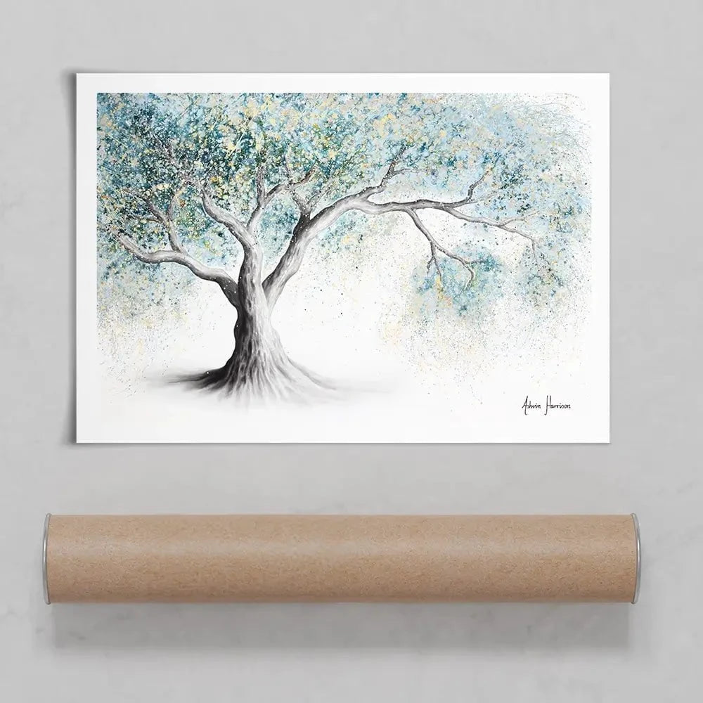 Gentle Frost Tree Art Print Gentle Frost Tree Art Print wall art product Ashvin Harrison