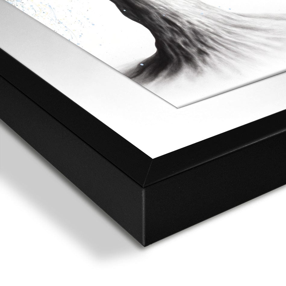 Gentle Frost Tree Square Framed Art Print wall art product Ashvin Harrison