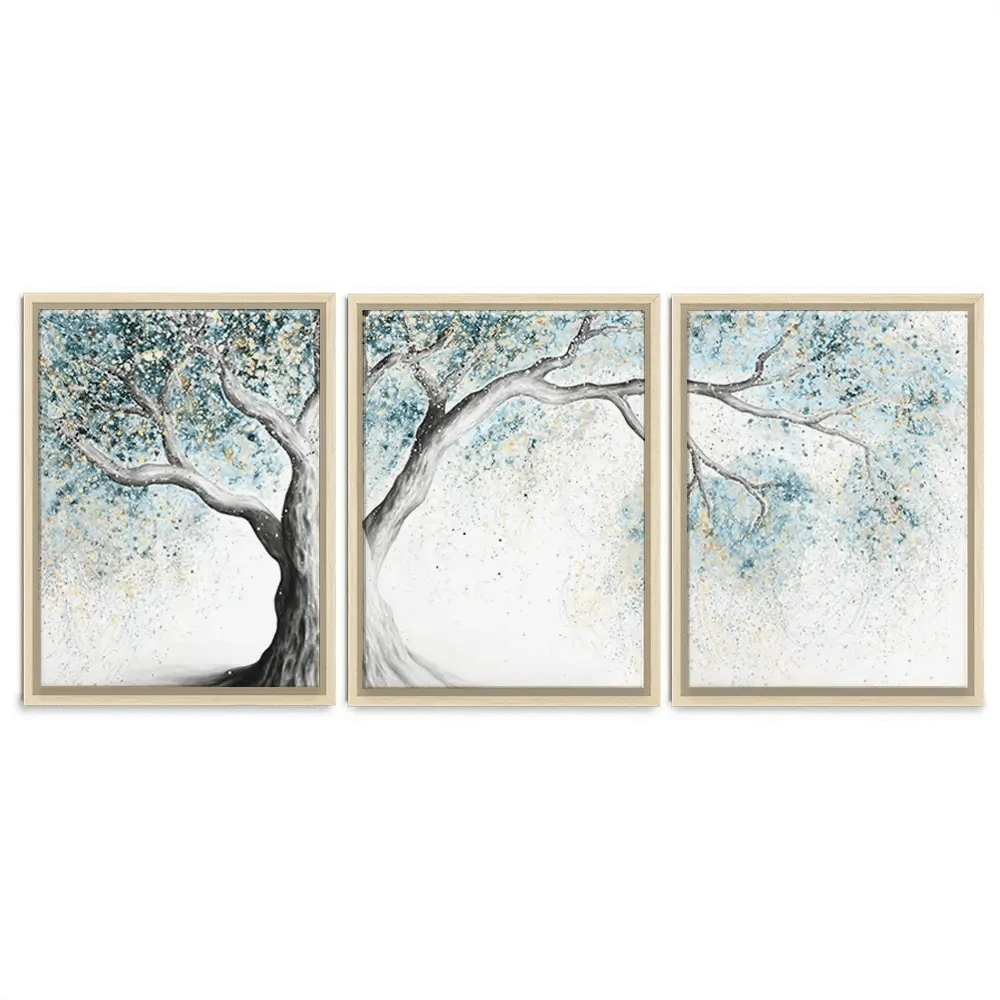 Gentle Frost Tree Trio Canvas Print Gentle Frost Tree Trio Canvas Print wall art product Ashvin Harrison