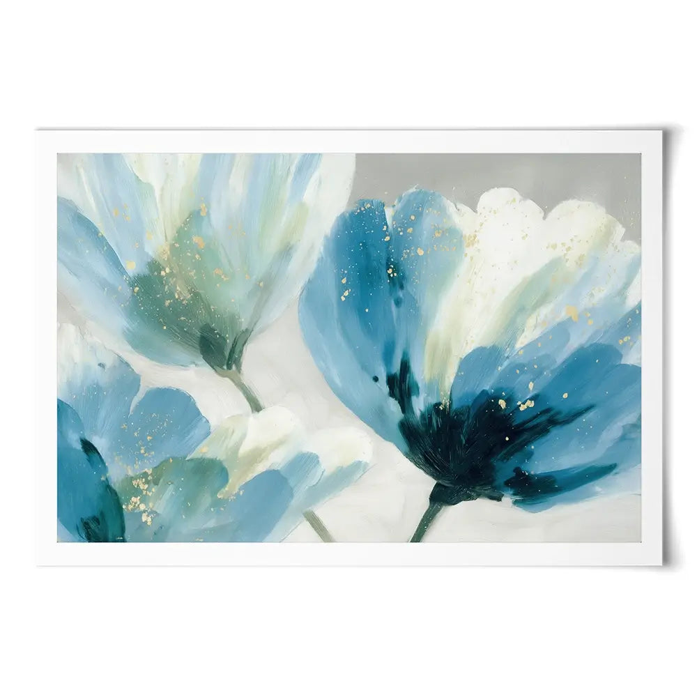 Gilded Anemone Duet Art Print Gilded Anemone Duet Art Print wall art product Chromatic Storm Studio