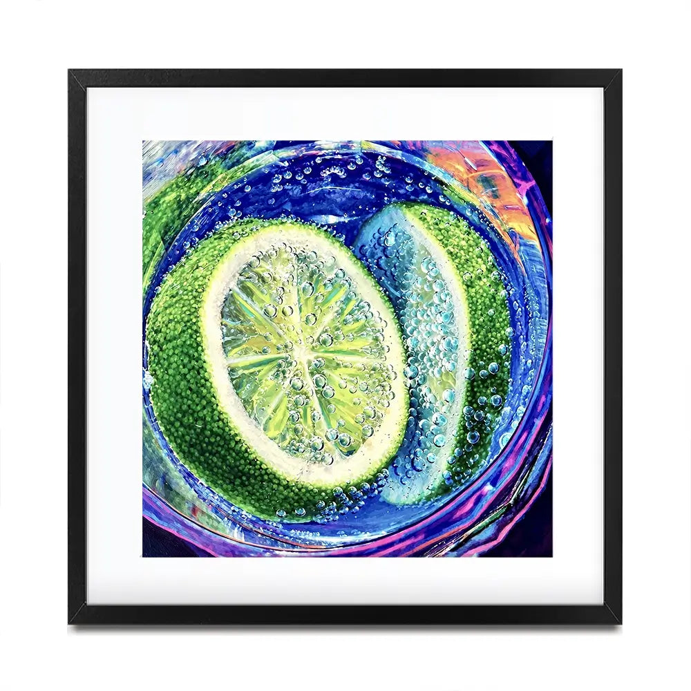 Gin And Tonic Cocktail Square Framed Art Print Gin And Tonic Cocktail Square Framed Art Print wall art product David Alexander Elder