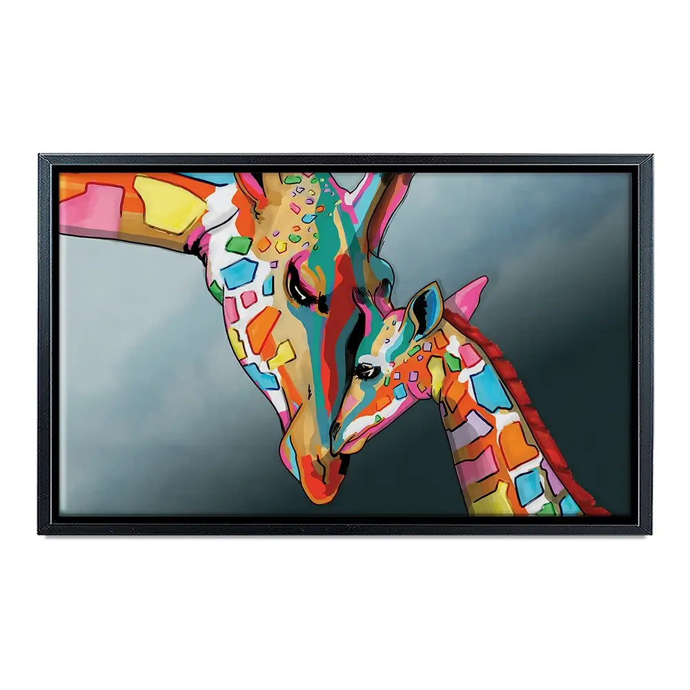 Giraffe and Calf Canvas Print Giraffe and Calf Canvas Print wall art product Independent