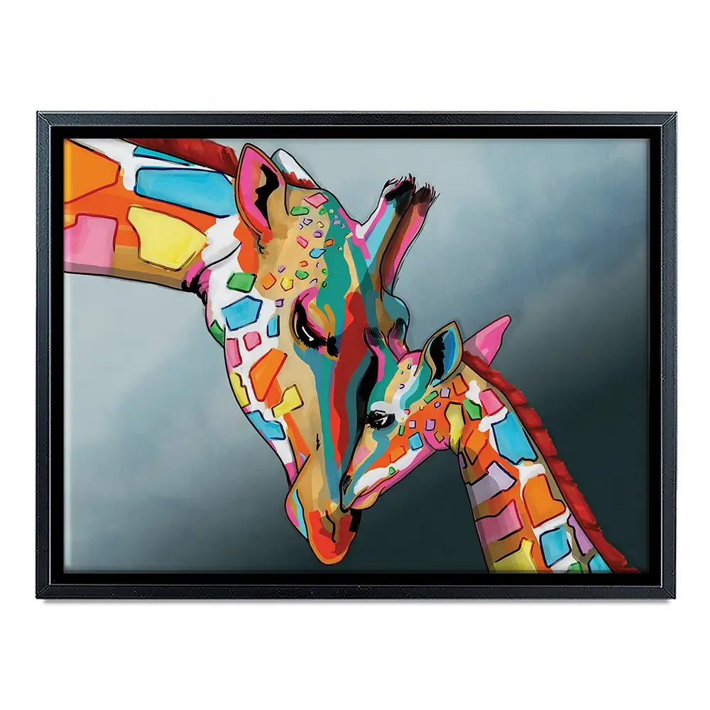 Giraffe and Calf Canvas Print Giraffe and Calf Canvas Print wall art product Independent