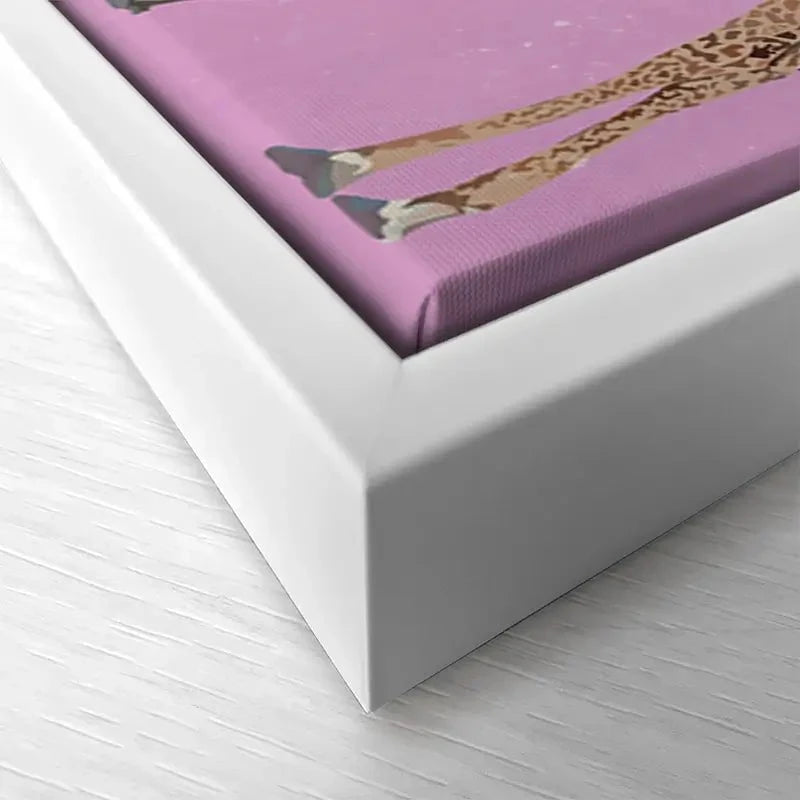 Giraffe Blowing Bubblegum Canvas Print Giraffe Blowing Bubblegum Canvas Print wall art product Sarah Manovski