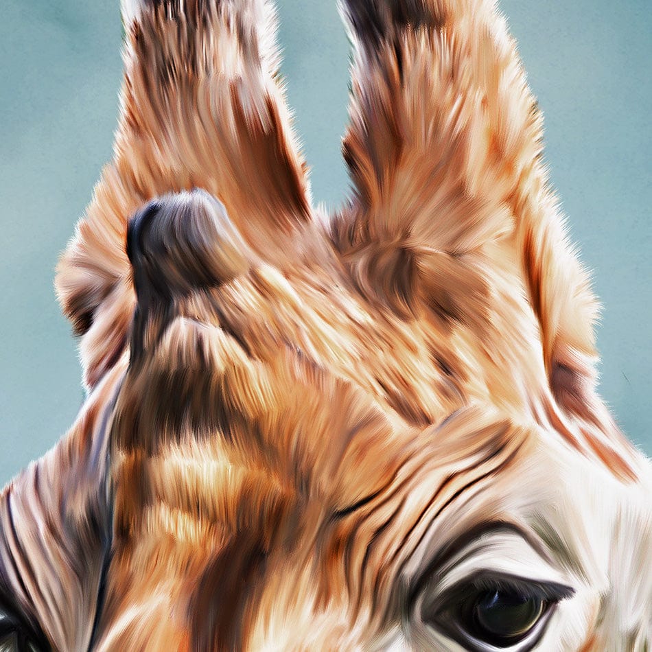 Giraffe In The Clouds Art Print wall art product dezy / Shutterstock