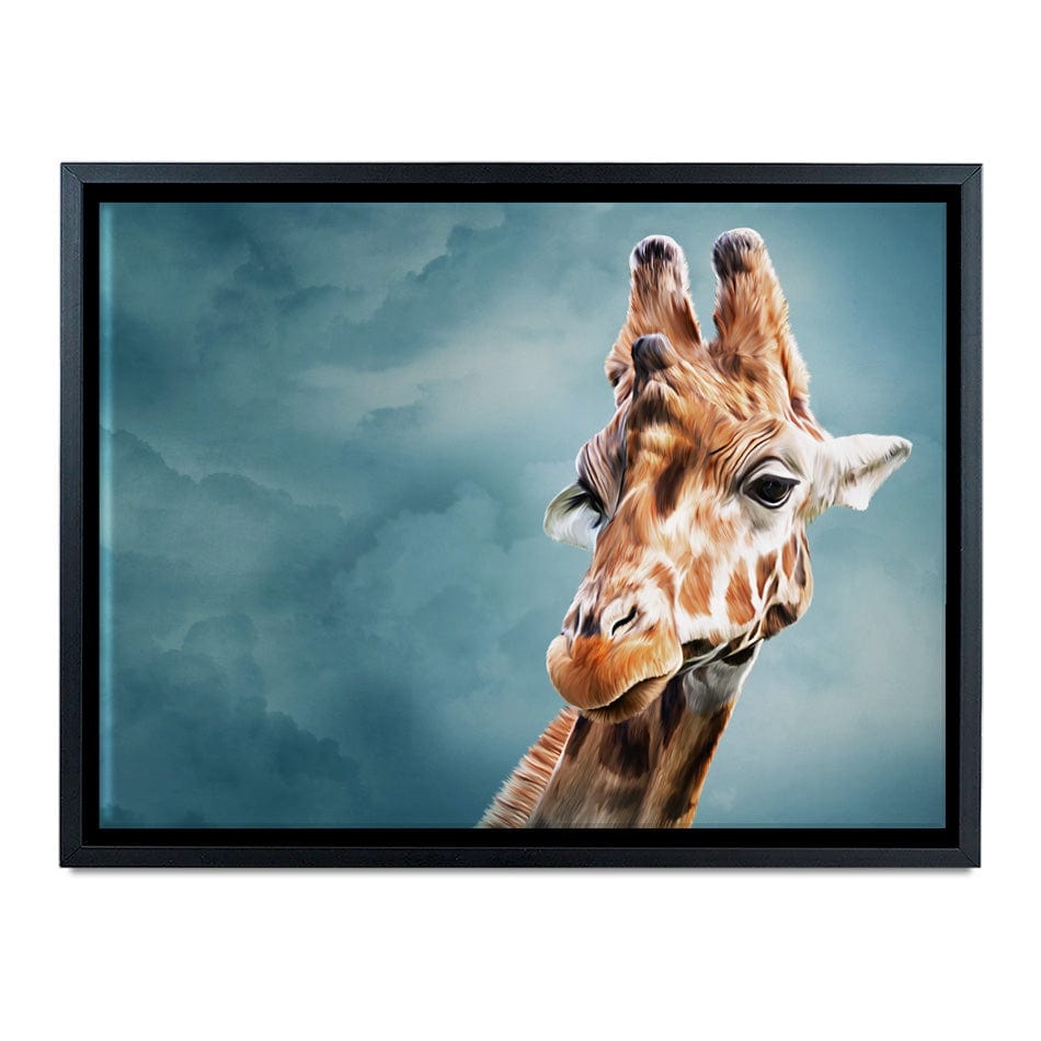 Giraffe In The Clouds Canvas Print wall art product dezy / Shutterstock