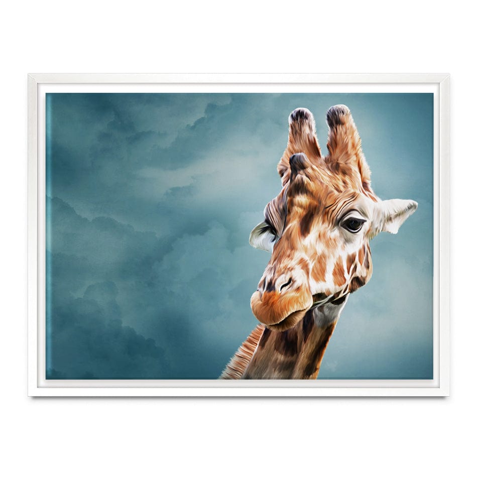Giraffe In The Clouds Canvas Print wall art product dezy / Shutterstock